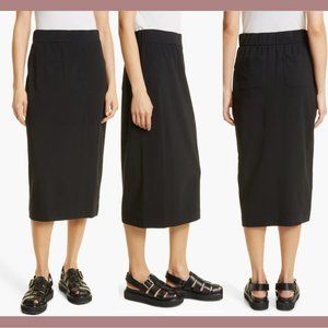 NWT $125 Max Mara‎ Leisure [ Small ] Scenico Jersey Midi Skirt in Black